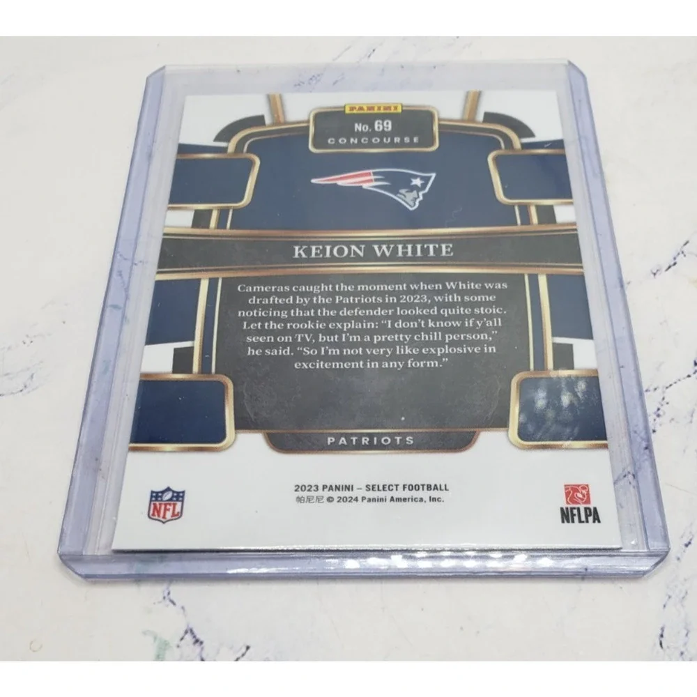 2023 Panini Select - Concourse Keion White #69 (RC) - Picture 4 of 4